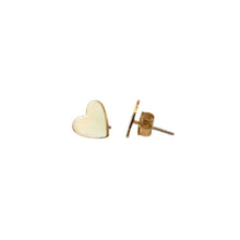 Load image into Gallery viewer, Flat Heart Stud Earring